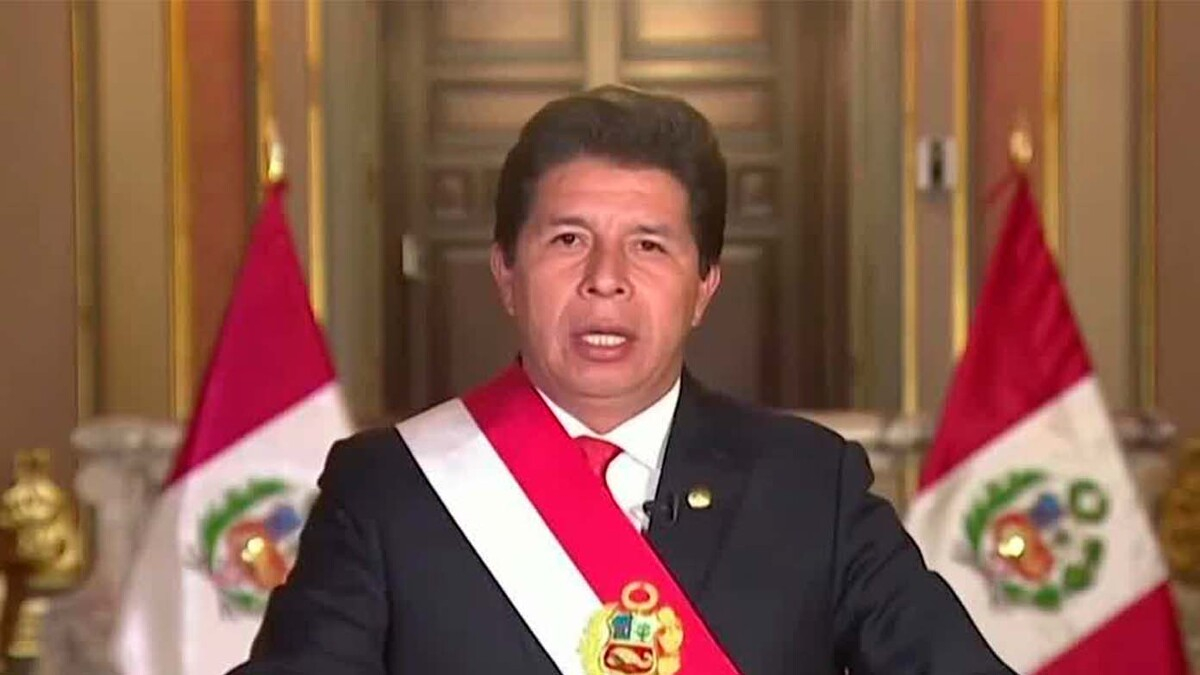 Congreso de Perú aprueba someter a un procedimiento de destitución al presidente Pedro Castillo