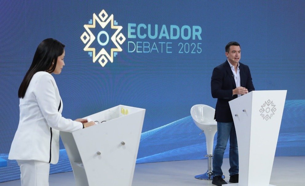 Debate presidencial Ecuador 2025, ¿qué dijeron González y Noboa?