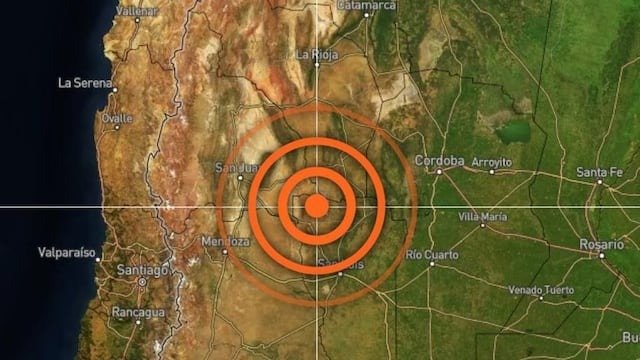 Argentina: sismo 5.9 Rioja