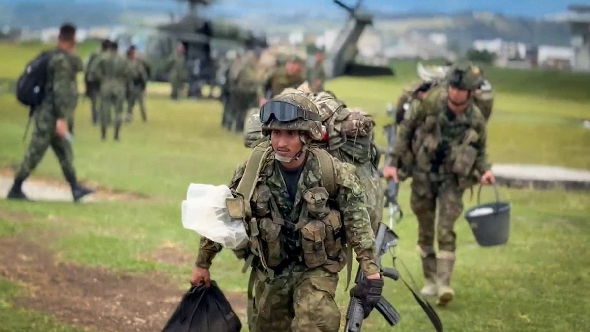 Ejército liberación soldados Cauca
