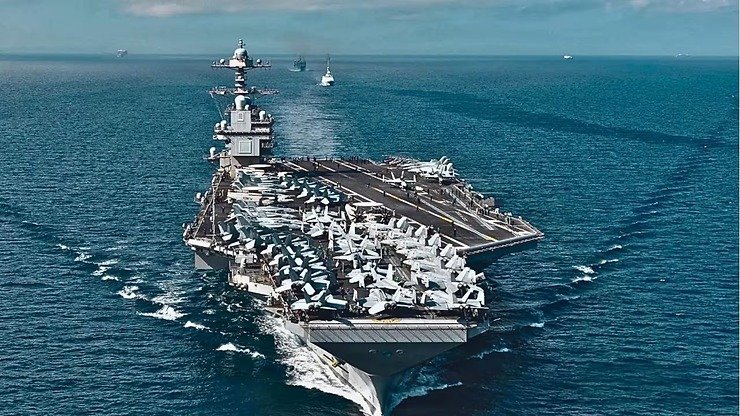 EEUU portaaviones Caribe Maduro