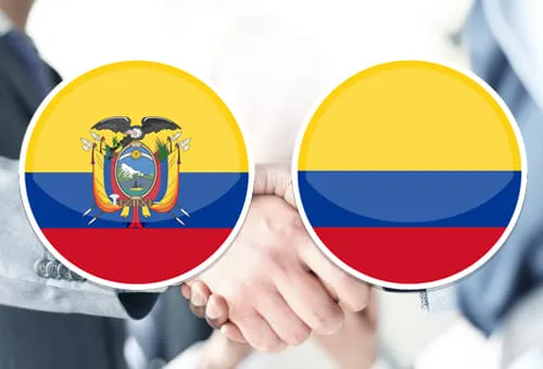 Colombia y Ecuador