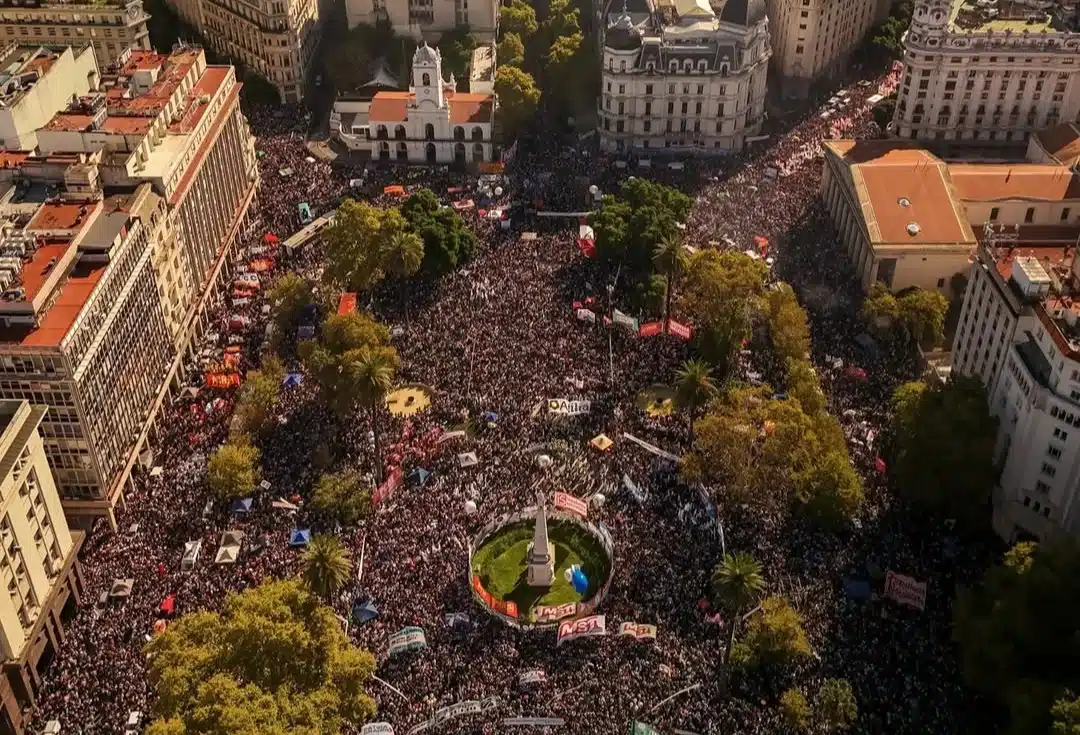 paro nacional en Argentina