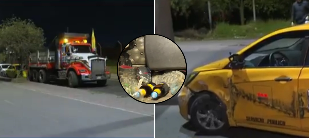 Autoridades buscan a conductor que se lanzó al río Bogotá luego de causar un accidente