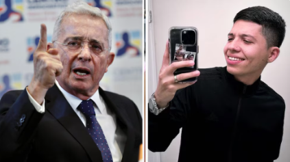 Álvaro Uribe se pronuncia por la muerte de Joan Sebastián Durán en operativo del ICE