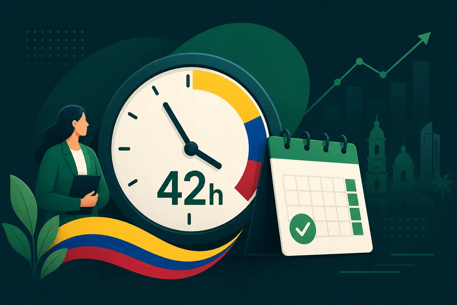 ¡Meta cumplida! Colombia concluye la reducción gradual de su jornada laboral a 42 horas semanales