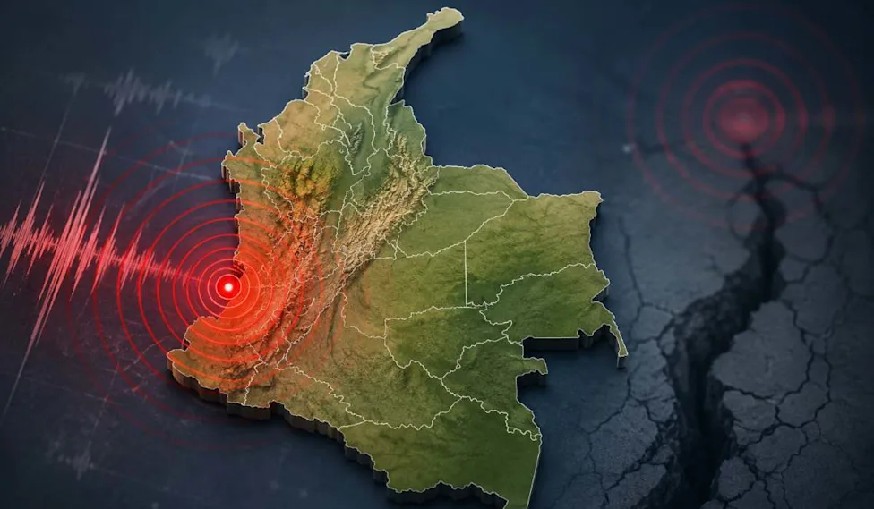 Reportan más de 90 réplicas tras terremoto en Colombia