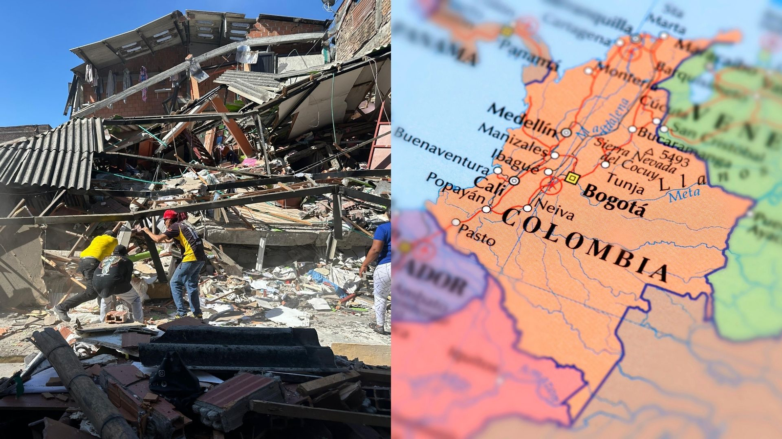 Nuevas réplicas sacuden Colombia tras el fuerte terremoto en Chocó