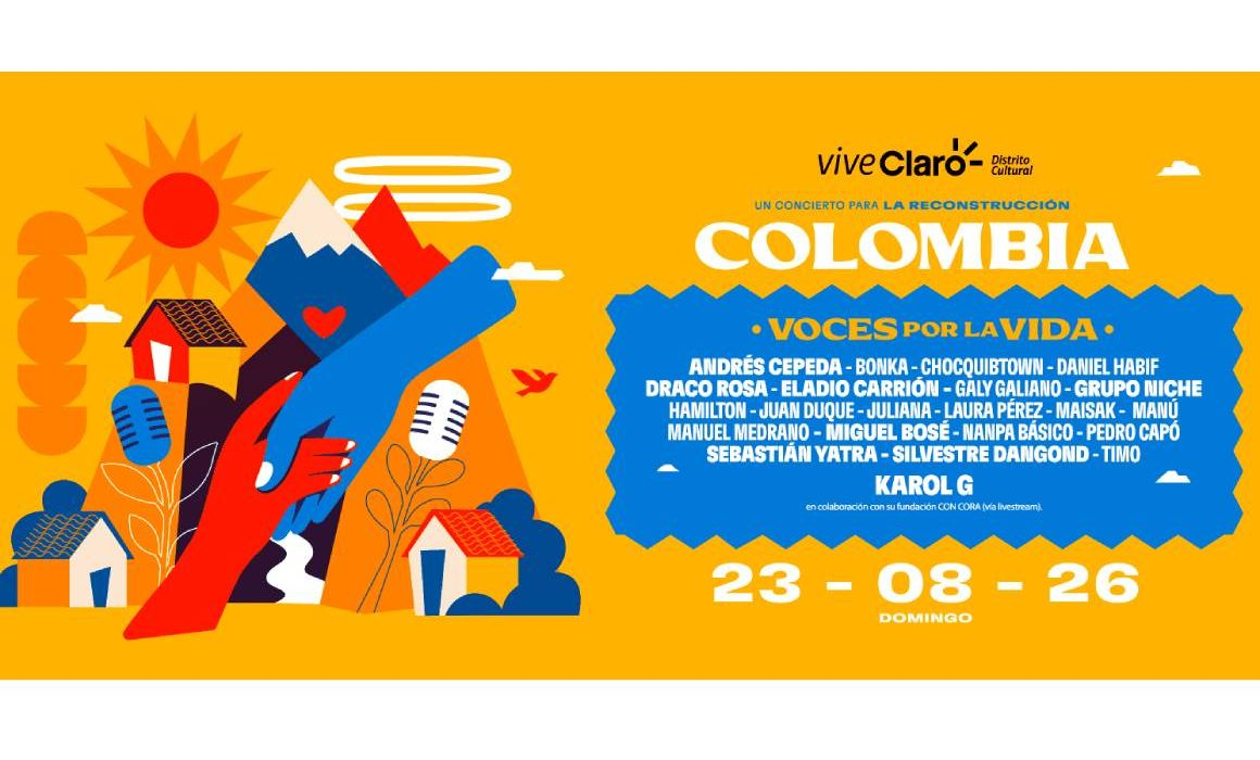 ¿Cómo ayudar a los afectados por el sismo en Colombia? Artistas internacionales organizan megaconcierto solidario