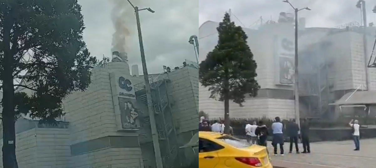 Incendio en Gran Estación de Bogotá moviliza a los Bomberos