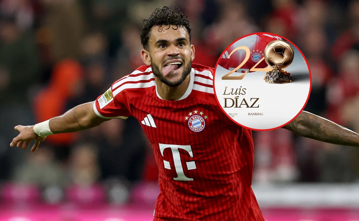 Luis Díaz termina en el puesto 24 del Balón de Oro 2026 pese a su destacada temporada con el Bayern