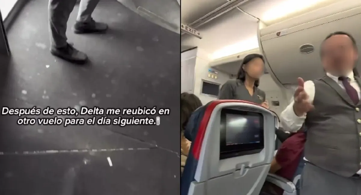 Delta retiró pasajero USA